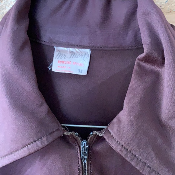 Men’s vintage 1970’s polyester bowling shirt. - Picture 3 of 6